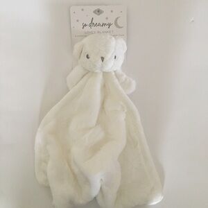 NEW Bear Lovey Ivory Soft Baby Toy Security Blanket Baby Gift | So Dreamy